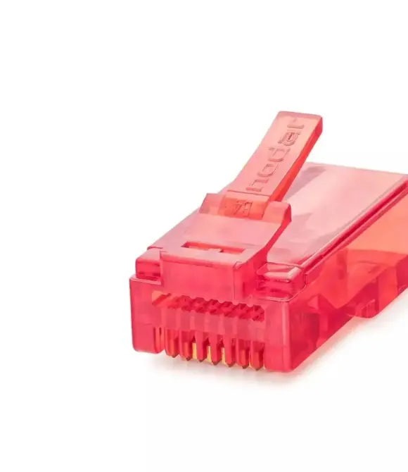 EZ-RJ 45 KONNEKTÖR KIRMIZI 100LÜ PAKET