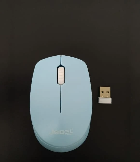 W690 Mavi USB Kablosuz Mouse Jedel