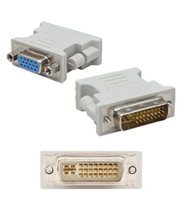 24+5 DVI To VGA Çevirici Adaptör DVI Erkek VGA Dişi