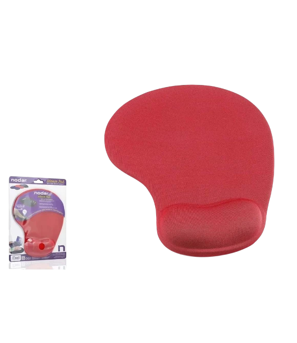 NODAR ND1501K Jel Bilek Destekli Mouse Pad 190 x 230 mm Kırmızı