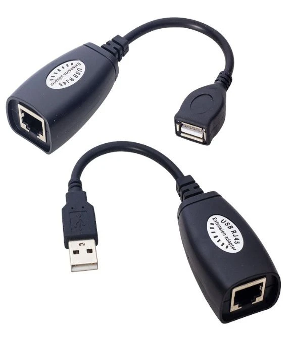 USB Uzatma Cat6 RJ45 50 Mt Uzatma Adaptörü