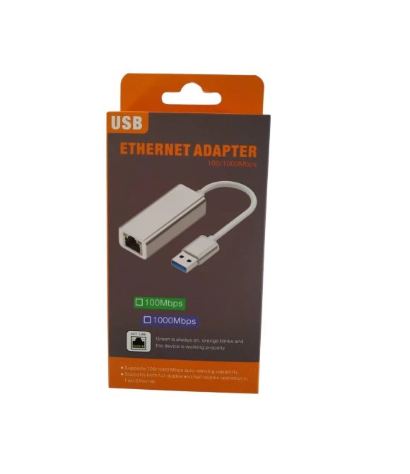USB 3.0 To Ethernet 10/100/1000 Mbps Gigabit Adaptör