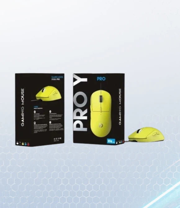 Trio Pro Y Gaming Oyuncu RGB Mouse Sarı
