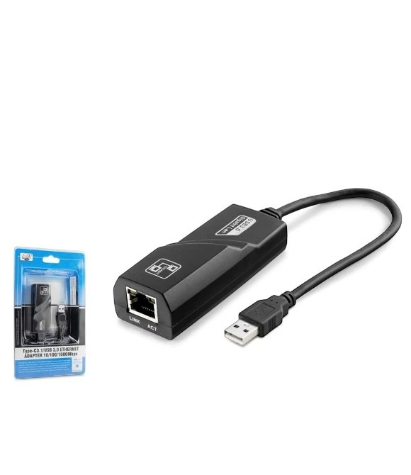 HADRON HDX5274 USB Ethernet Adaptör 10/100 Mbps Siyah