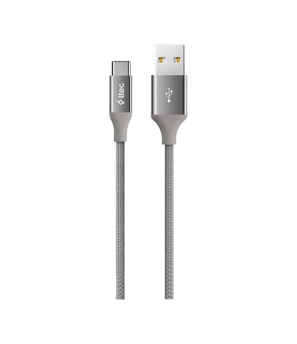2DK18G ttec AlumiCable USB-A -USB-C Şarj Kablosu Örgülü Hasır