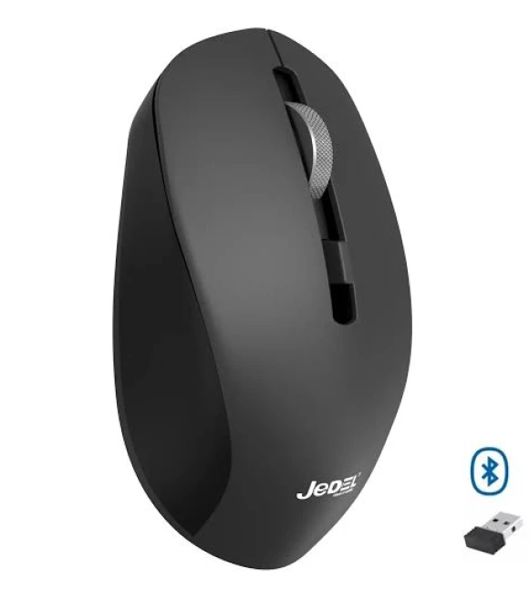 WD156 2.4 Ghz Şarjlı Kablosuz + Bluetooth Mouse Gri Jedel - Gri
