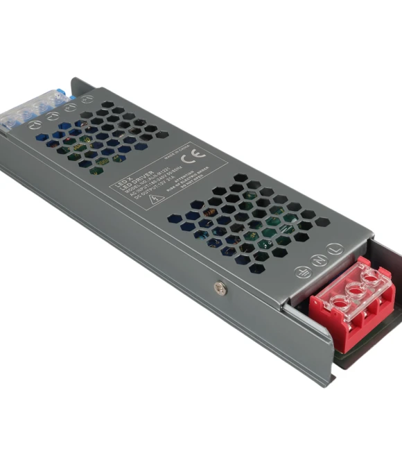 LEDX ALN-M1221 12 VOLT 21 AMPER 180x25x12MM ULTRA SLIM METAL KASA ADAPTÖR