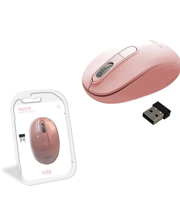 TR2510 Wireless Kablosuz USB Mouse Pembe Trio