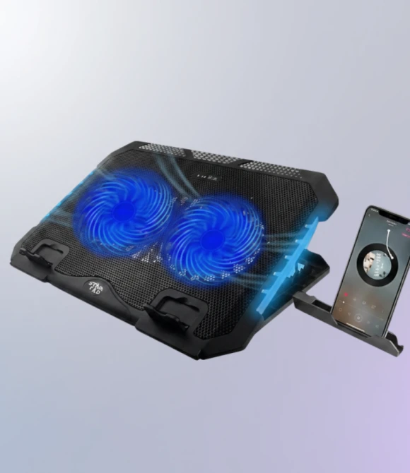 S900 Ayarlanabilir Yükseklikli Rgb Işıklı Laptop Soğutucu 2 Fanlı Notebook Bilgisayar Standı