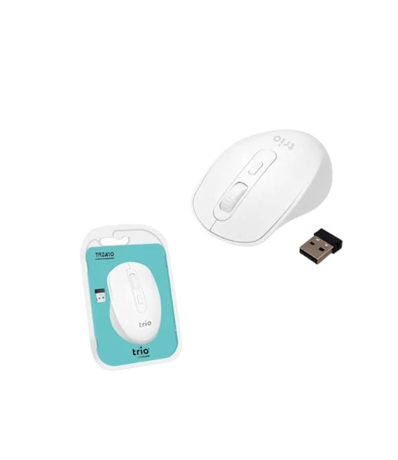 TR2410 Wireless Kablosuz USB Mouse Beyaz Trio