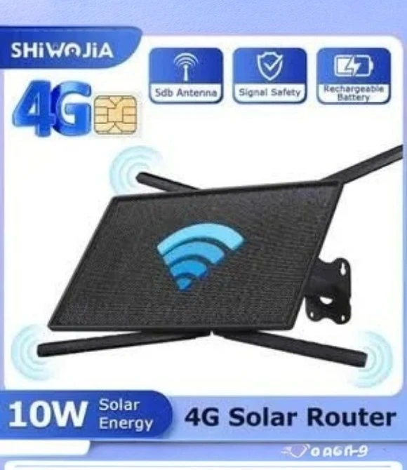 4G Solar Güneş Enerji İnternet Dağıtıcı (Sim Kart ile Modeme Dönüşür ) FKL-808S-LS