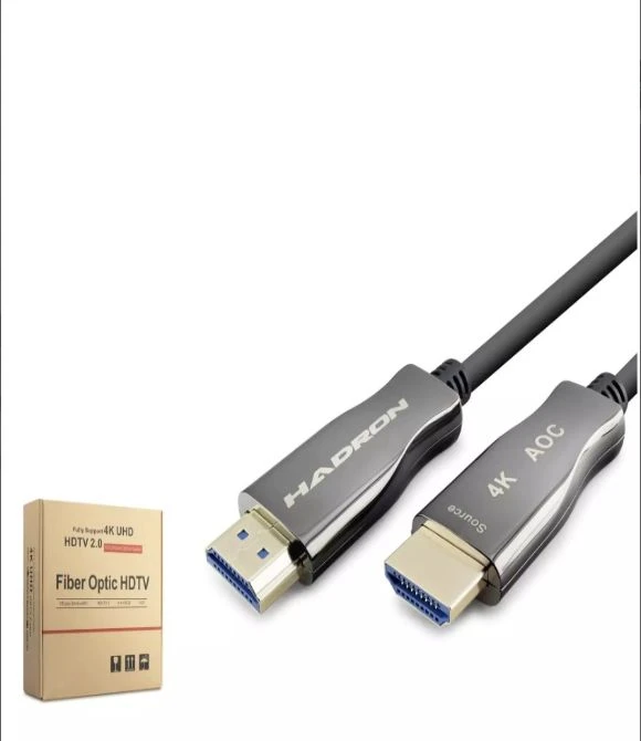 Hdx2055 Fiber Optic Hdmi Hdtv Kablo 4K 60Hz 10M Siyah Hadron