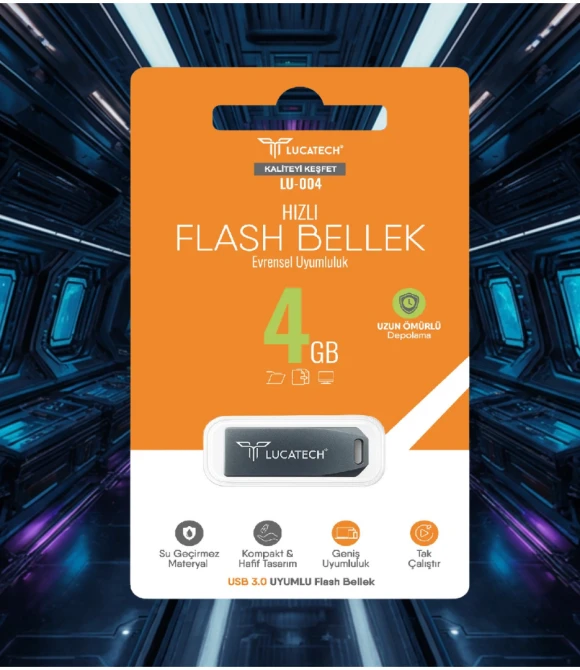 4 GB FLASH BELLEK