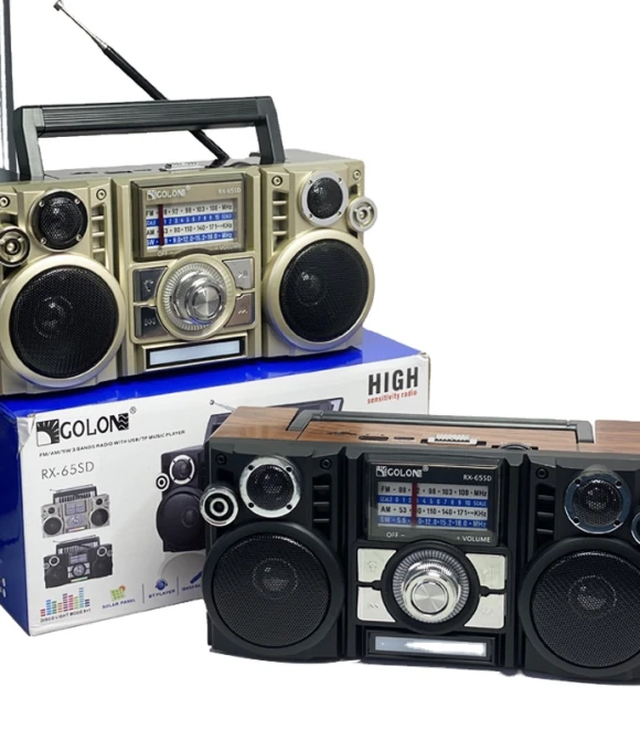 Golon RX-65SD Nostaljik Fm Radyo Bluetooth Speaker Ses Bombası