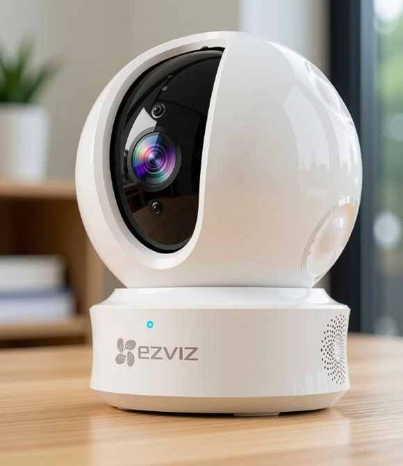 Ezviz H6C+ 4 MP 360° PT Hareketli Kamera  2K+ | 360° | Otomatik takip | Çift yönlü konuşma