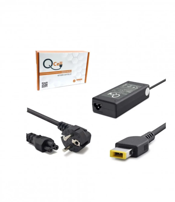 QBA-105 Lenovo Ibm USB PIN Slim 20V 11.5A Notebook Adaptör Qcell