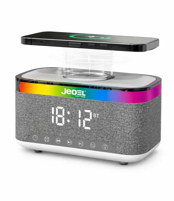 SA-148 Işıklı Bluetooth Speaker Hoparlör Ses Bombası 5w*2 180*100*90 mm Gri