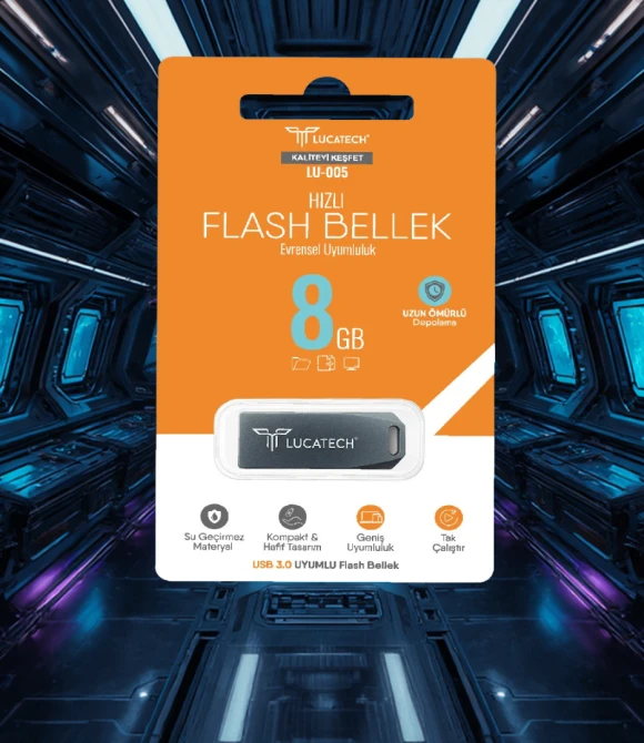 8 GB FLASH BELLEK