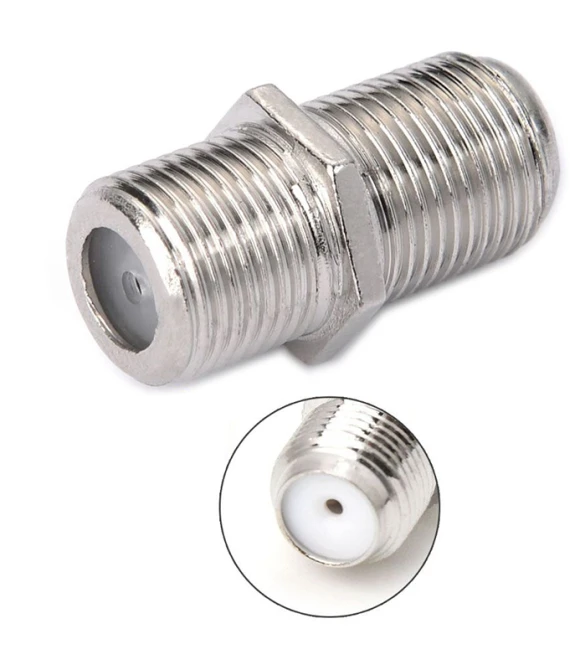 F Tipi Ara Konnektör - 100'lü Paket (9.2x20mm)