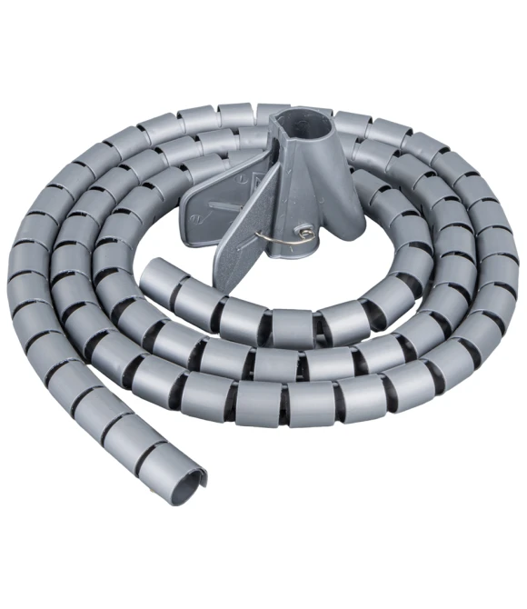 22 Mm Gri 1 Metre Spiral Kablo Toplayıcı (Sabitleyici Parça)