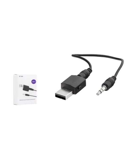 Hadron BT600 AUX Bluetooth Alıcı ve Verici (RX/TX) Siyah