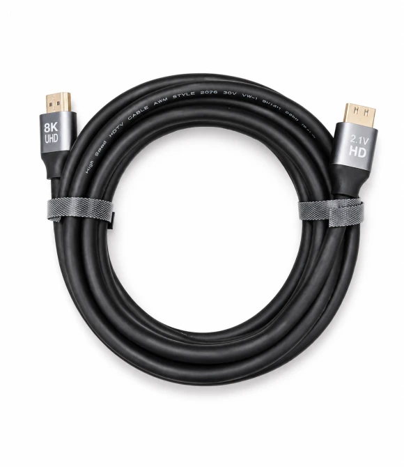 8K 3 Metre Ultra HD 48Gbps HDR10 eARC Altın Uçlu HDMI Kablo 2.1 Versiyon