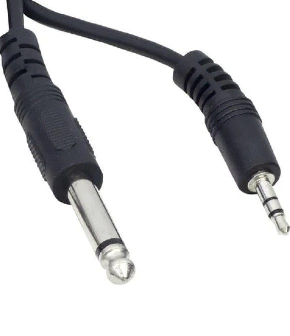 Powermaster 3.5 Mm Stereo Erkek-6.3 Mm Mono Erkek 3 Metre Ara Kablo