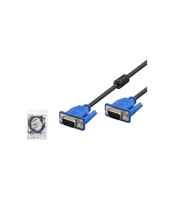 Vga 15 Metre Kablo Od6.0 3+4  Siyah Hadron HDX7849