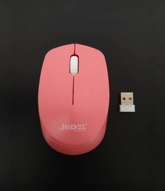 W690 Pembe USB Kablosuz Mouse Jedel