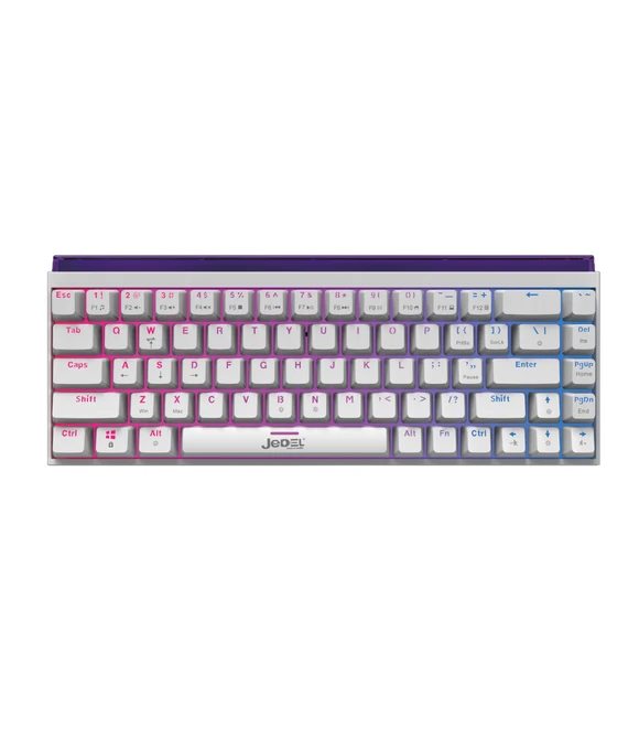 Jedel KL71 Mekanik Beyaz Red Switch Klavye Rgb