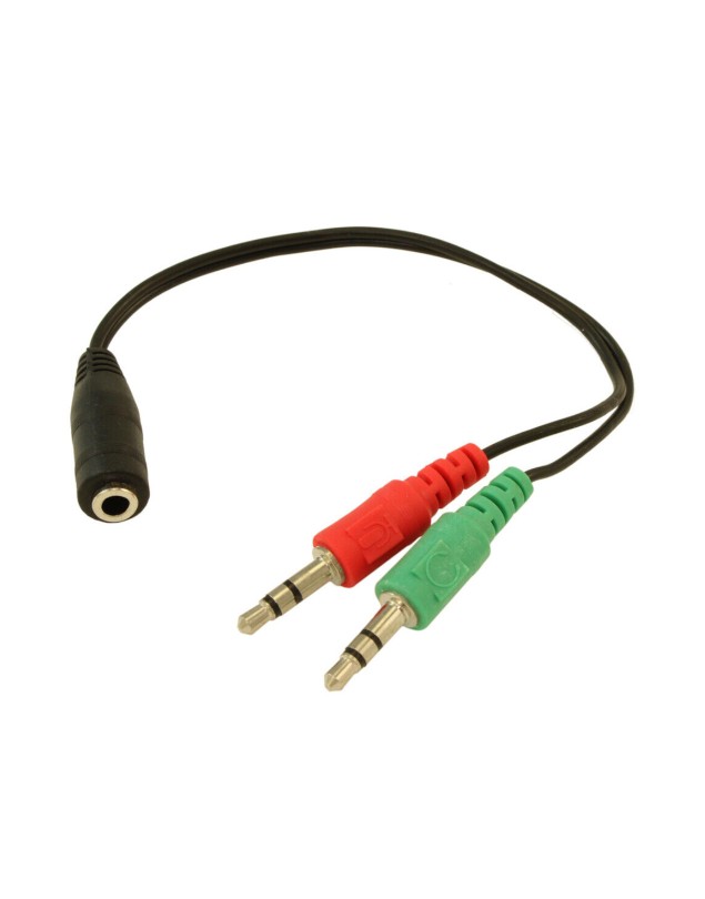 2 Erkek 1 Dişi Aux Kablo 3.5 mm