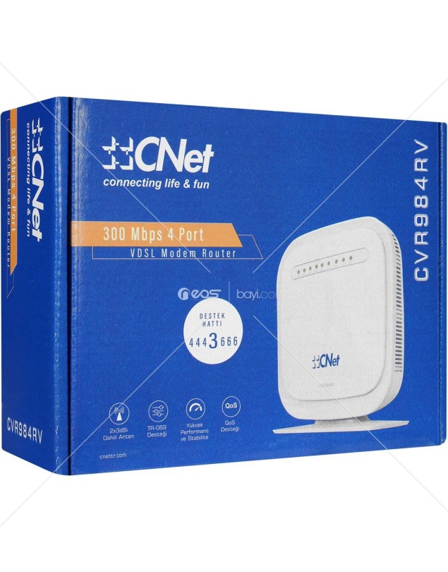 CNET Vdsl 4 Port 300 Mps CVR984RV