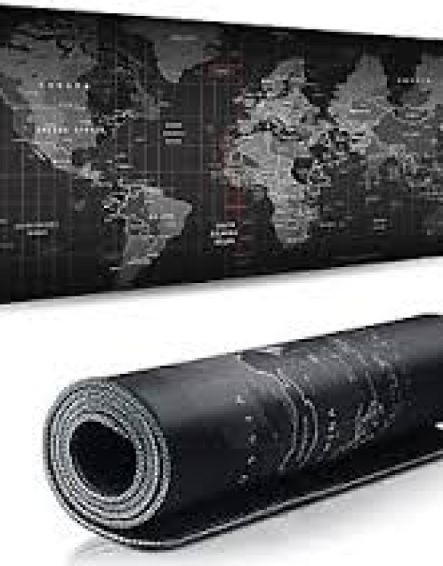 30*70 Cm Mousepad Dünya Haritası Desenli 3mm