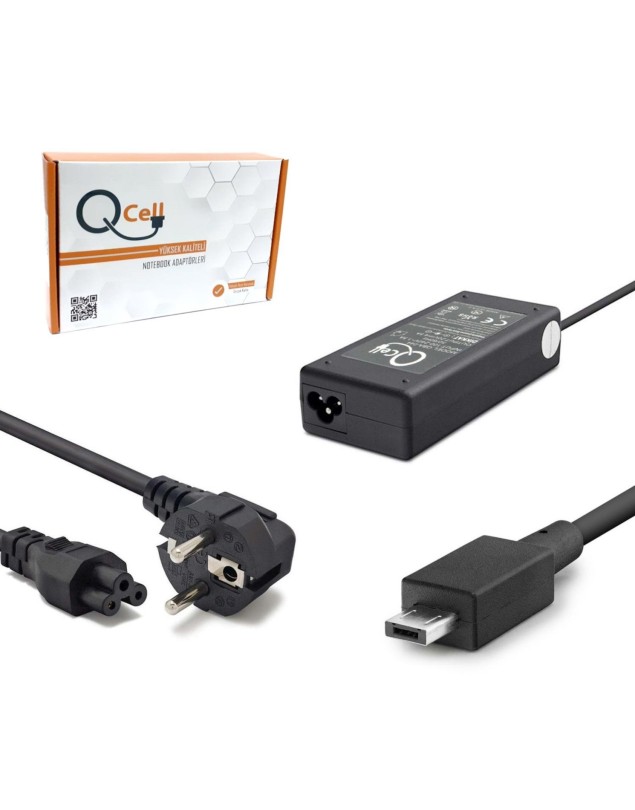 QBA-051 ASUS TP200 TP200S TP200SA ADP-33BW X250T E202 19v 1.75 a Notebook Adaptör Micro Usb Qcell