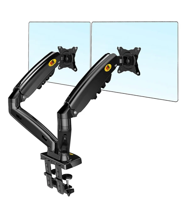 NORTH BAYOU F160 17" - 27" AMORTİSÖRLÜ STAND ÇİFT KOL LCD / LED MONİTÖR TUTUCU STAND ASKI APARATI
