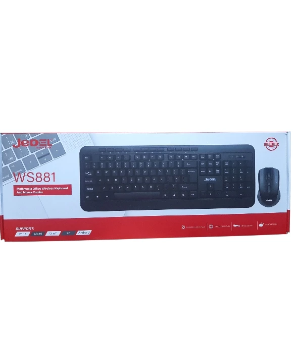 Jedel WS881 Kablosuz Klavye Mouse Set
