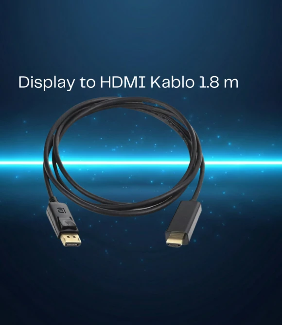 Dp To Hdmi 1.8M Kablo Display To Hdmı